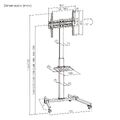 Крепление напольное FS22H-44TW