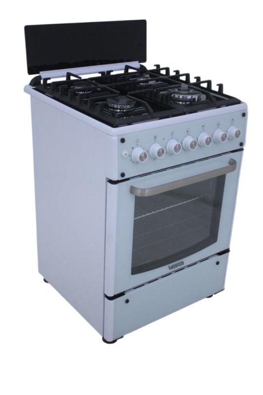 Плита газовая VESTA GC-E6060FCTg/WH
