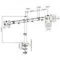 Крепление настольное BRATECK LDT12-C024N