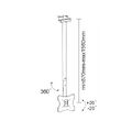 Крепление потолочное BRATECK LCD-CE5