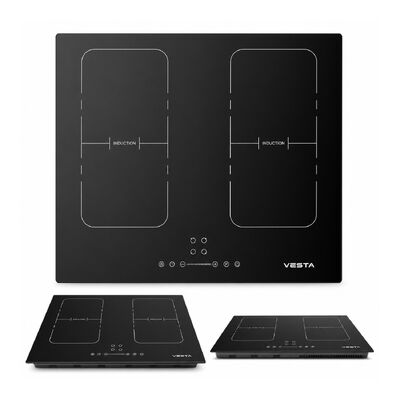 Варочная электрическая панель VESTA BHFI6060FZG/BL