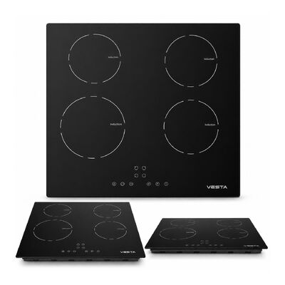 Варочная электрическая панель VESTA BHFI6060G/BL