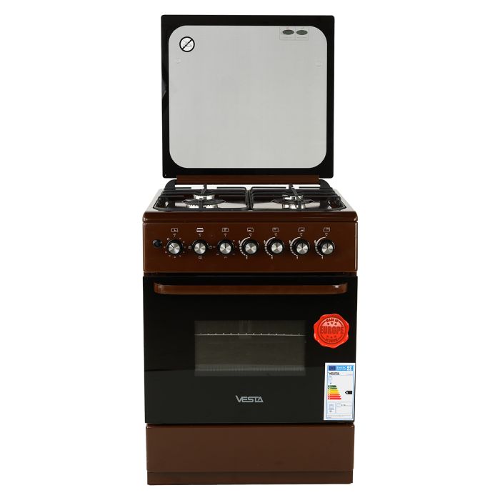 Плита газова VESTA GC-E6060i/BR
