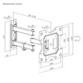 Крепление настенное BRATECK LPA68-223