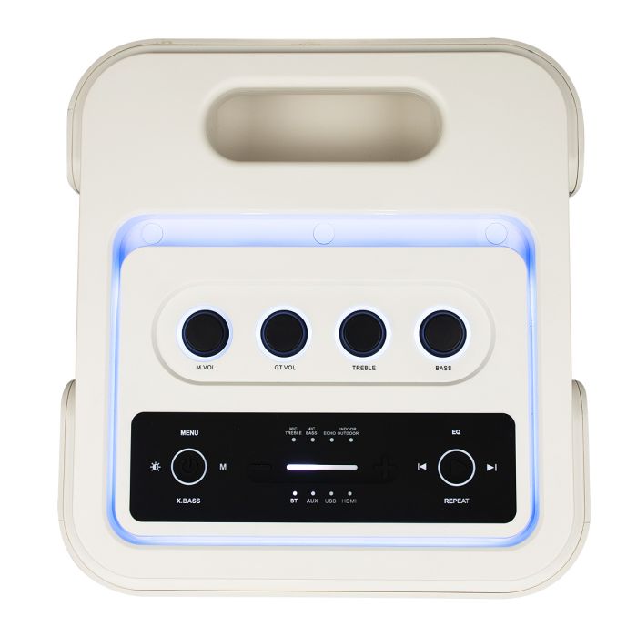 Портативна акустична система VESTA PS-QX208M2 Pro White
