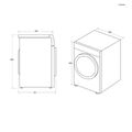 Uscător de rufe Candy ROE H10A2TE-S