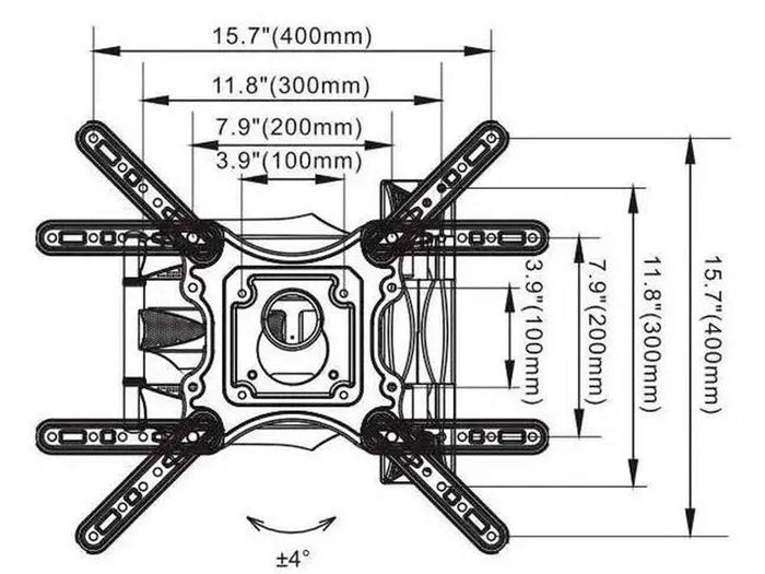 Крепление настенное Wall mount Max NS-P400